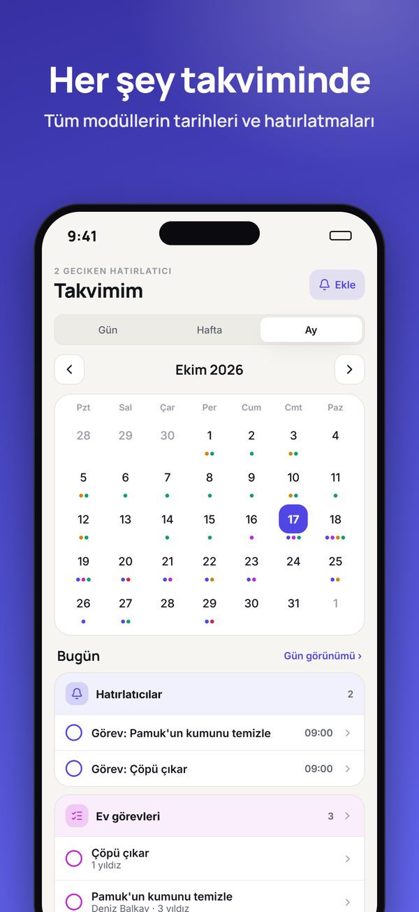 Life Portal mobil — Takvimim