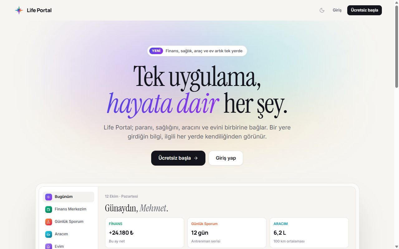 Tanıtım sayfası