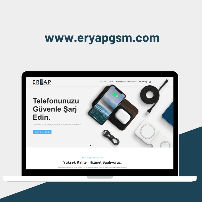 Eryap GSM — GSM sektörü e-ticaret ve kurumsal site