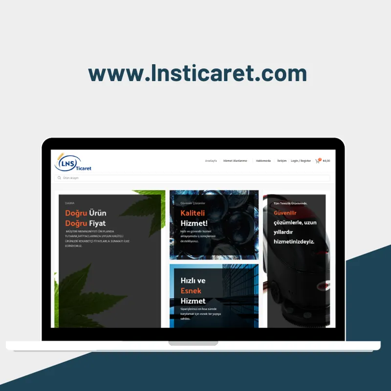 LNS Ticaret — Ticaret firması kurumsal web sitesi