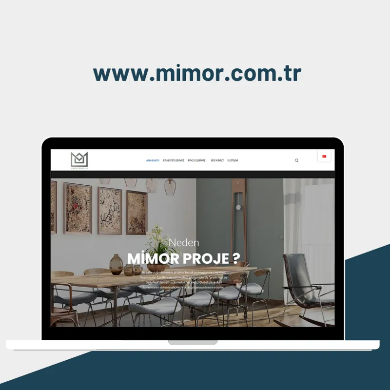 Mimor Proje A.Ş. — Mimarlık firması web sitesi tasarımı